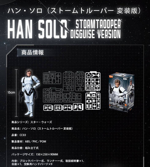 『スター・ウォーズ』006_CC03 ハン・ソロ ストームトルーパー変装版