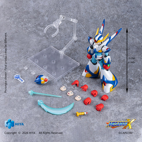 『ロックマンX シリーズ 』HIYA Exquisite Basic Series ノンスケール 6インチ エックス ファルコンアーマー版 アクションフィギュア