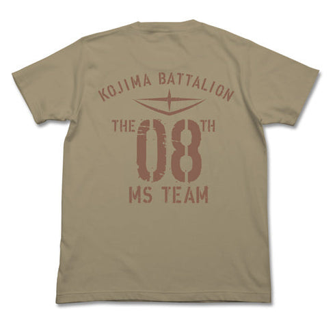 『機動戦士ガンダム第08MS小隊』第08MS小隊Tシャツ SAND KHAKI【202406再販】