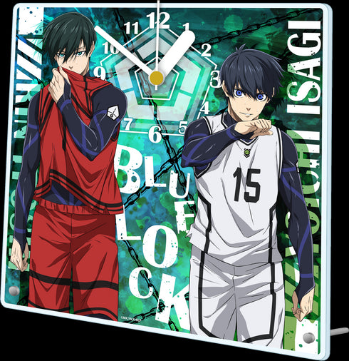 『ブルーロック』アクリル置時計【潔世一&糸師凛】