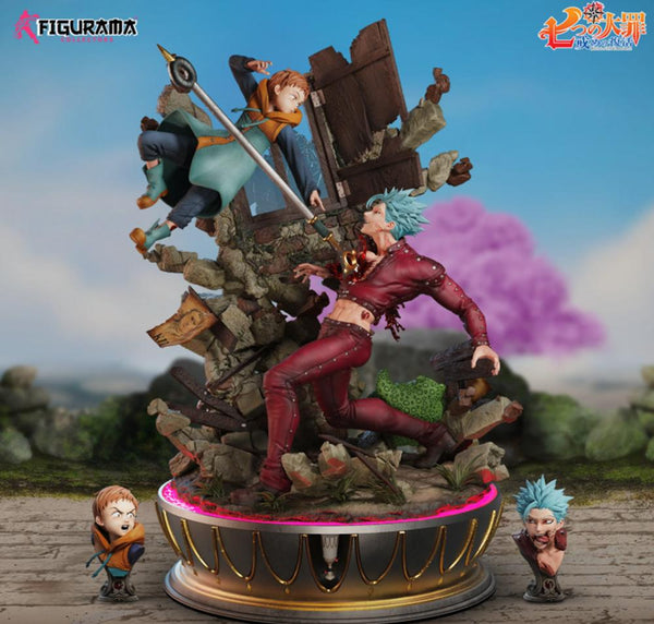 『七つの大罪』- バン vs キング スタチュー