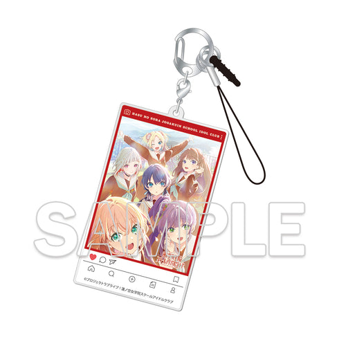 『ラブライブ!蓮ノ空女学院スクールアイドルクラブ』SNS風アクリルキーホルダー キービジュアル Ver.