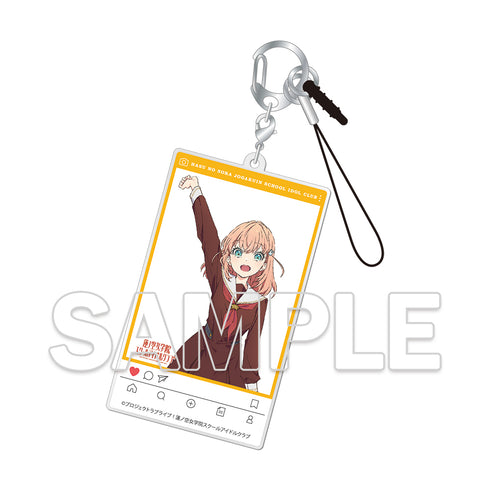 『ラブライブ!蓮ノ空女学院スクールアイドルクラブ』SNS風アクリルキーホルダー 日野下花帆 制服 Ver.