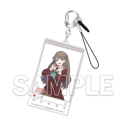 『ラブライブ!蓮ノ空女学院スクールアイドルクラブ』SNS風アクリルキーホルダー 藤島慈 制服 Ver.