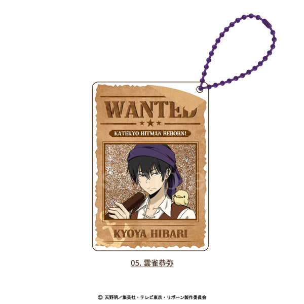 『家庭教師ヒットマンREBORN!描き下ろし パイレーツ衣装』グリッターキーホルダー 05.雲雀恭弥