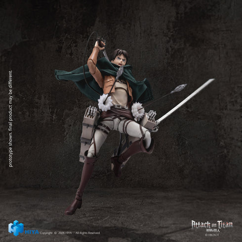 『進撃の巨人』HIYA Exquisite Basicシリーズ エレン・イェーガー 1/12スケール アクションフィギュア