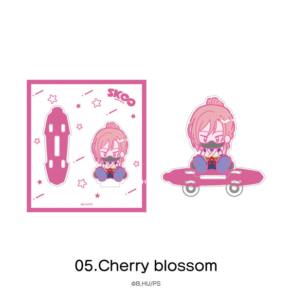 『オリジナルSK∞ エスケーエイト』スケボーアクリルスタンド 05.Cherry blossom