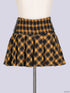 『しゅごキャラ!』QOOZA × しゅごキャラ! / チャーム付きレザーチェックスカート〔ダイヤモデル〕