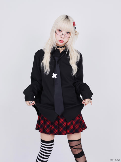 『しゅごキャラ!』QOOZA × しゅごキャラ! / ブラックシャツネクタイ