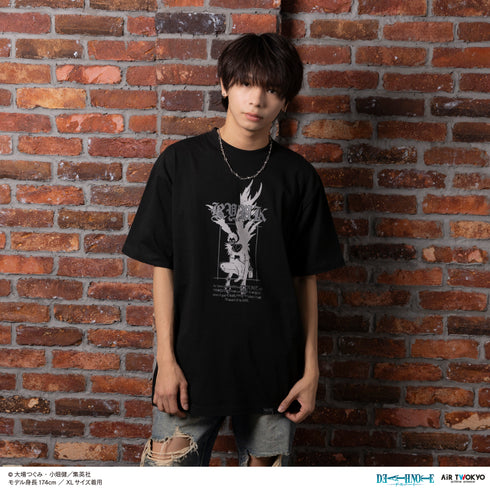 『DEATH NOTE』第1弾 シーンイラストTシャツ 4(リューク)ブラック