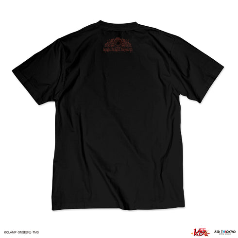 『魔法騎士レイアース』第2弾 デコラティブTシャツ 4(アスカ&タータ&タトラ)ブラック