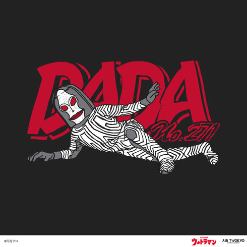 『ウルトラマンシリーズ』第1弾 アメコミイラストTシャツ 4(ダダ)ブラック