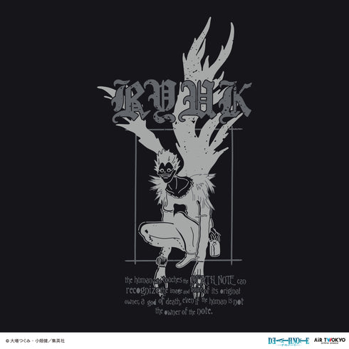 『DEATH NOTE』第1弾 シーンイラストTシャツ 4(リューク)ブラック