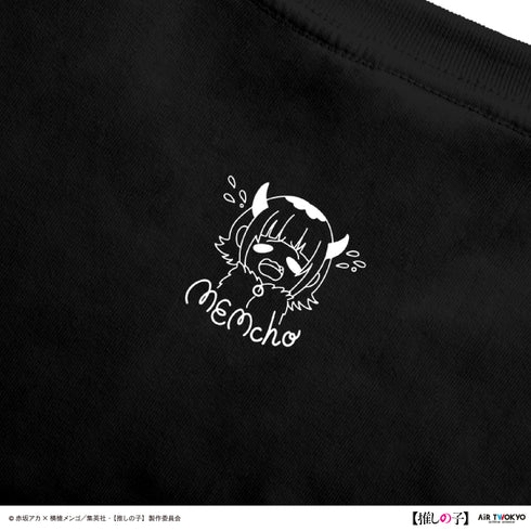 『【推しの子】』TVアニメ第2弾 モノトーンシーンイラストTシャツ 6(MEMちょ)ブラック