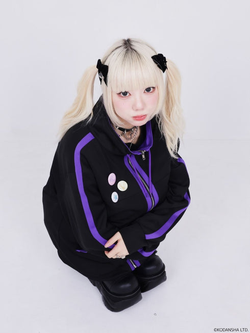 『ハンドレッドノート』× QOOZA / 苦瀬 結人 High-neck jacket