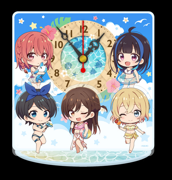 『彼女、お借りします』ぷちちょこミニアクリル置時計【水着】