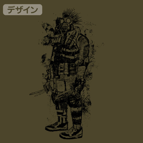 『ドロヘドロ(原作版)』ナイフを持ったカイマン Tシャツ MOSS【202406再販】