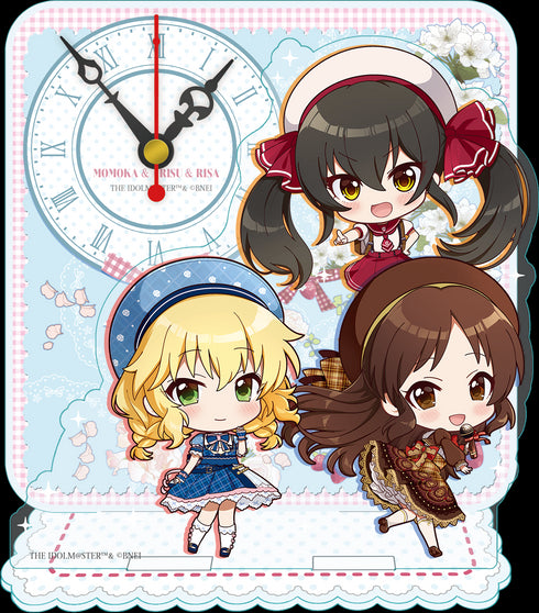 『アイドルマスター シンデレラガールズ』ぷちちょこ ミニアクリル置時計 ももぺあべりー Ver.