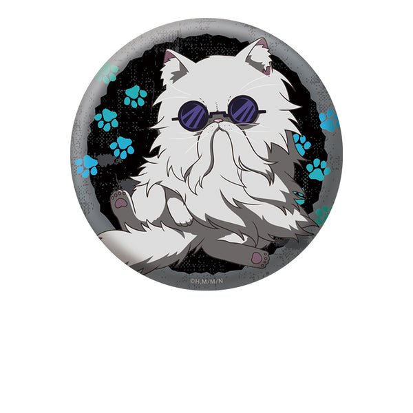 "Night of the Living Cat" Flat Girl Pin Badge: Koji