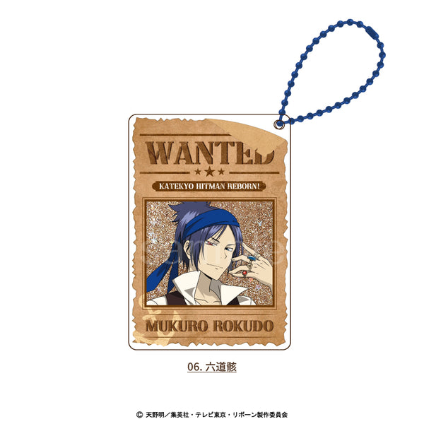 『家庭教師ヒットマンREBORN!描き下ろし パイレーツ衣装』グリッターキーホルダー 06.六道骸