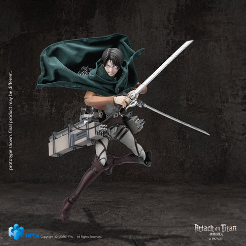 『進撃の巨人』HIYA Exquisite Basicシリーズ リヴァイ・アッカーマン 1/12スケール アクションフィギュア