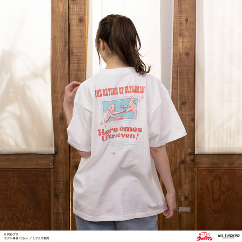 『ウルトラマンシリーズ』第2弾 アメコミイラストTシャツ 5(ウルトラセブン&ウルトラマンジャック)ホワイト