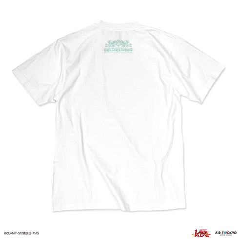 『魔法騎士レイアース』第2弾 デコラティブTシャツ 5(イーグル&ジェオ&ザズ)ホワイト