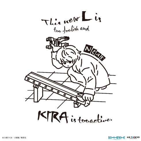 『DEATH NOTE』第1弾 シーンイラストTシャツ 5(ニア)ホワイト