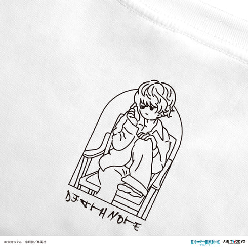 『DEATH NOTE』第1弾 シーンイラストTシャツ 5(ニア)ホワイト
