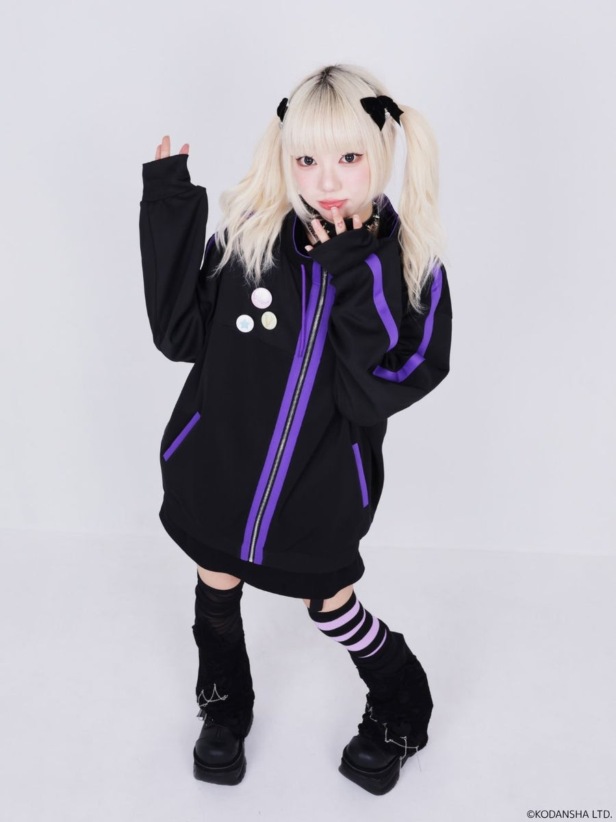 ハンドレッドノート』× QOOZA / 苦瀬 結人 High-neck jacket - Anime