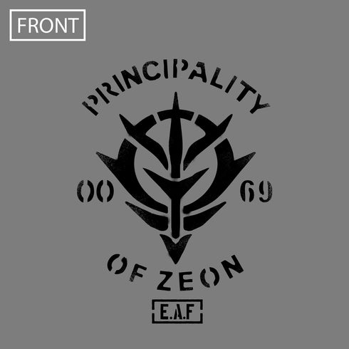 『機動戦士ガンダム』ジオン地球方面軍 ヘビーウェイトTシャツ/MIX GRAY