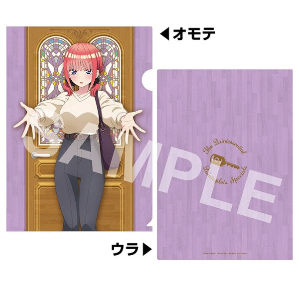 『五等分の花嫁∽』A4クリアファイル / (2)中野二乃 (ただいま)