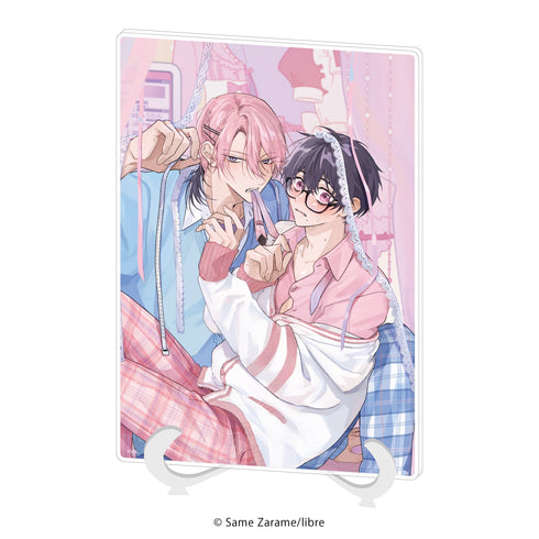 『着飾るヒナはまだ恋を知らない』アクリルアートボード(A5サイズ)01/漆原覚&日並景太(公式イラスト)