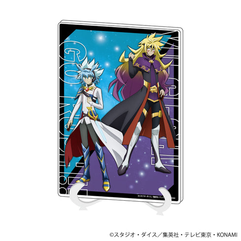 『遊☆戯☆王ゴーラッシュ!!』アクリルアートボード(A5サイズ) 01/ユウディアス&ズウィージョウ(描き下ろしイラスト)