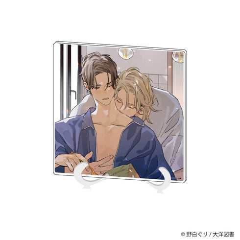 《壞小子/不良少年反差萌眼鏡BL特輯 野白ぐり老師》壓克力藝術板 01/(官方插畫)
