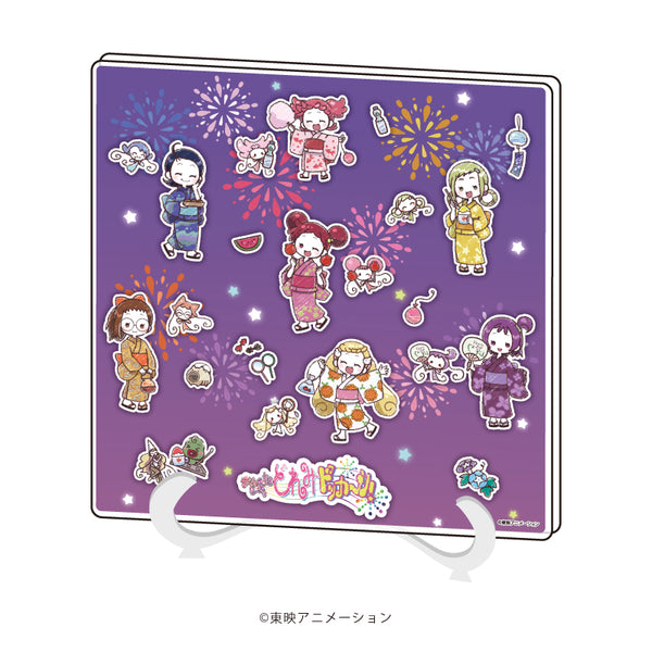 『おジャ魔女どれみドッカ~ン!』アクリルアートボード 10/散りばめデザイン 夏祭りver.(グラフアートイラスト)