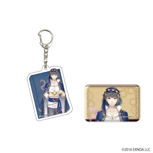 『文豪とアルケミスト』アクリルキーホルダー&スクエア缶バッジセット02/萩原朔太郎 童話Ver.(公式イラスト)
