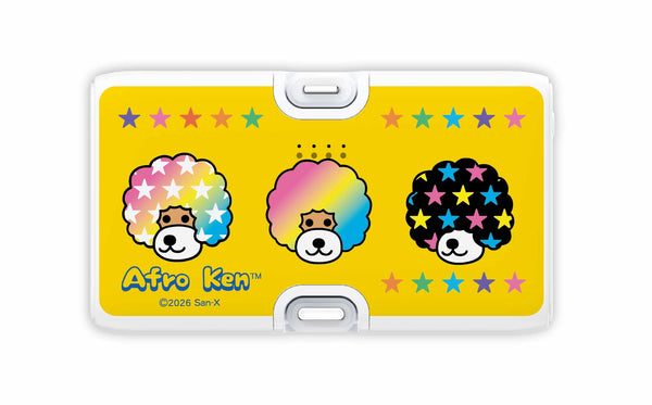 『アフロ犬』Lightning・Type-Cコネクタ付き リチウムイオン充電器4000mAh