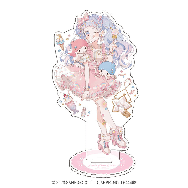 『上倉エク×サンリオキャラクターズ』キャラアクリルフィギュア 06/リトルツインスターズ(描き下ろしイラスト)