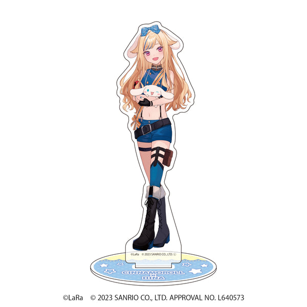 『ヒメヒナ×マイメロディ&シナモロール』キャラアクリルフィギュア 02/ヒナ×シナモロール(コラボイラスト)