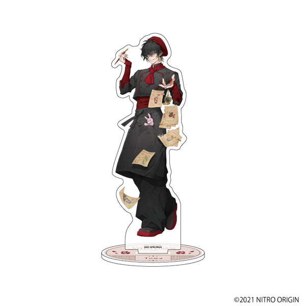 『スロウ・ダメージ』アクリルスタンド06/トワ(カフェ)(描き下ろしイラスト)