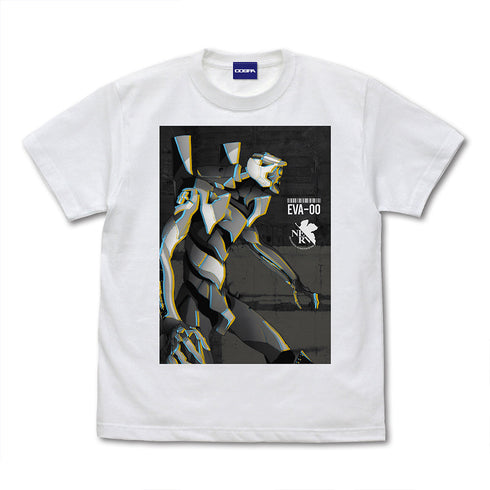 『エヴァンゲリオン』エヴァ零号機 エフェクトビジュアルTシャツ/WHITE【202403再販】