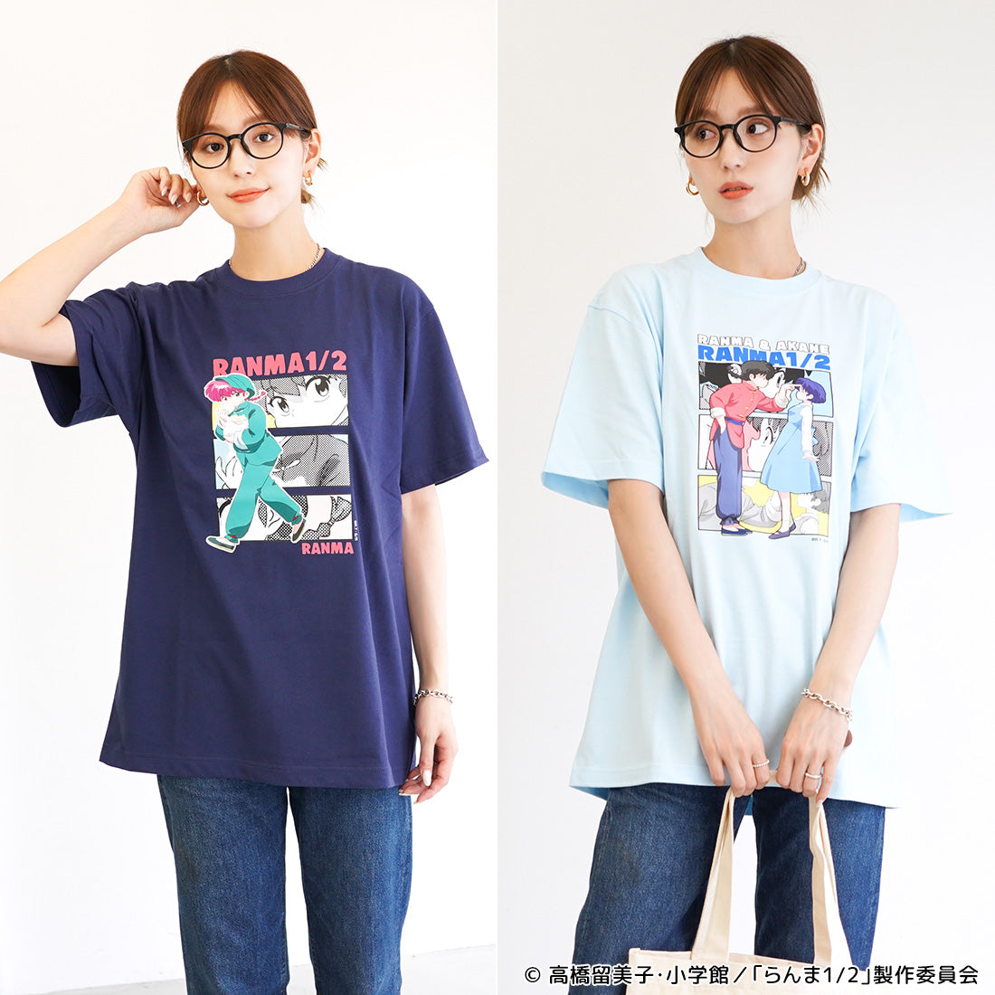 らんま1/2』アートTシャツ 乱馬&あかね M – Anime Store JP