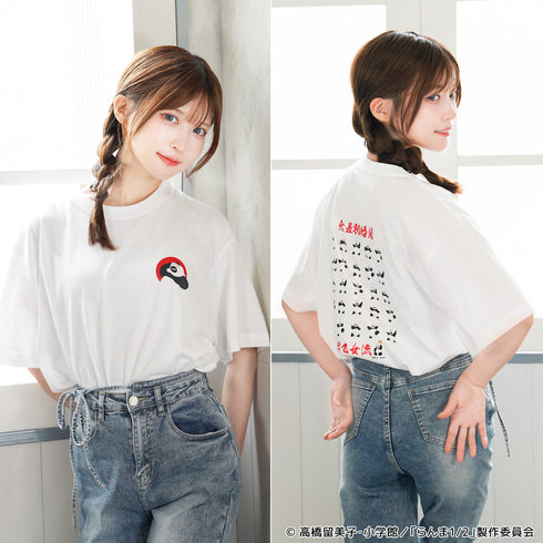 『らんま1/2』アートTシャツ 玄馬(パンダ) XL
