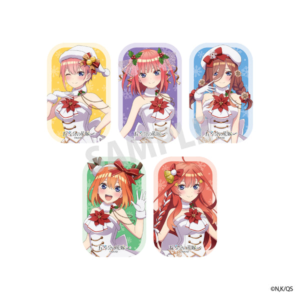 『五等分の花嫁∽』「五等分祭」等身キャラクター缶バッジ(5種セット)BOX