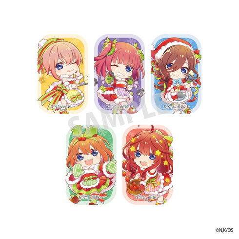 『五等分の花嫁∽』「五等分祭」デフォルメキャラクター缶バッジ(5種セット)BOX