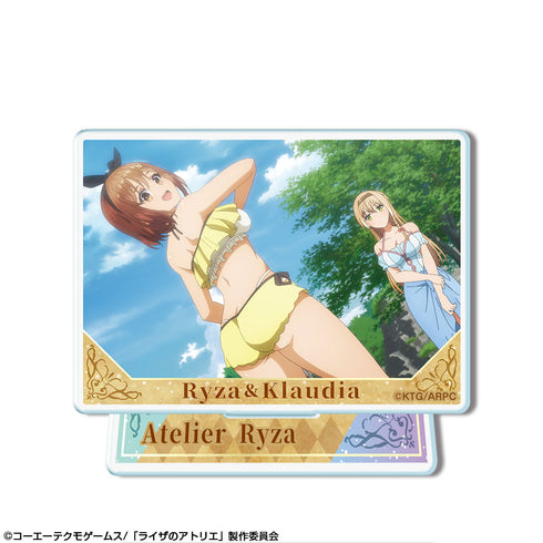『ライザのアトリエ』ミニアクリルスタンド デザイン17(ライザリン・シュタウト&クラウディア・バレンツ/A)