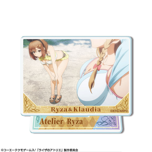『ライザのアトリエ』ミニアクリルスタンド デザイン18(ライザリン・シュタウト&クラウディア・バレンツ/B)