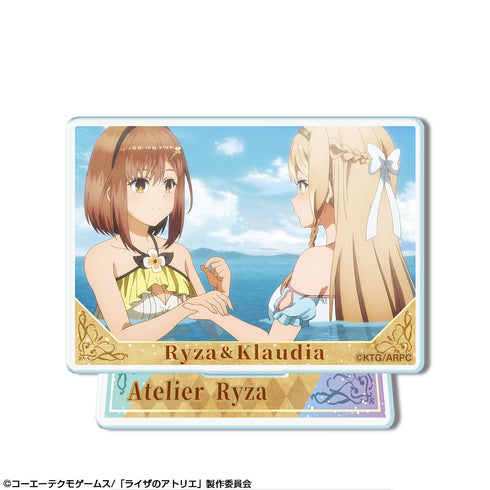 『ライザのアトリエ』ミニアクリルスタンド デザイン19(ライザリン・シュタウト&クラウディア・バレンツ/C)