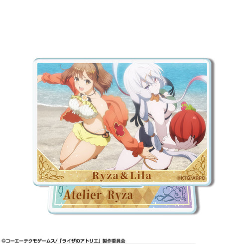 『ライザのアトリエ』ミニアクリルスタンド デザイン20(ライザリン・シュタウト&リラ・ディザイアス)